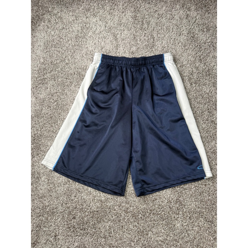 Vintage Y2K Champion Boys XL 16-18 Basketball Shorts Navy Blue